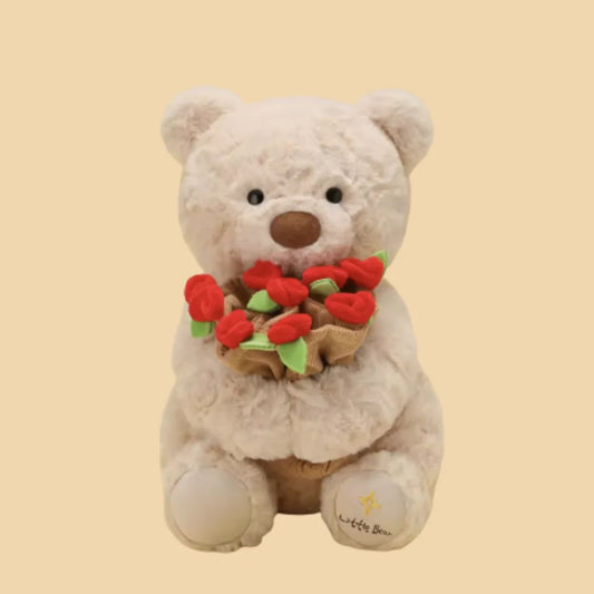 BloomBear™ – Convertible Teddy with Flower Bouquet